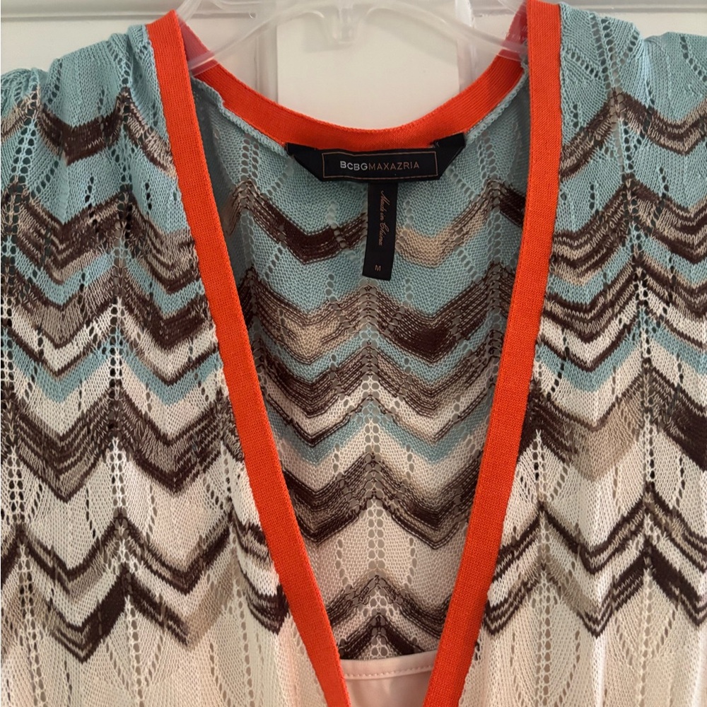 Chevron Patterned Wrap Dress - image 2